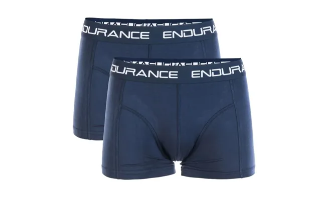 Endurance Bamboo Boxers 2-pack, Size S - Comfortable Navy Underwear For Active Men