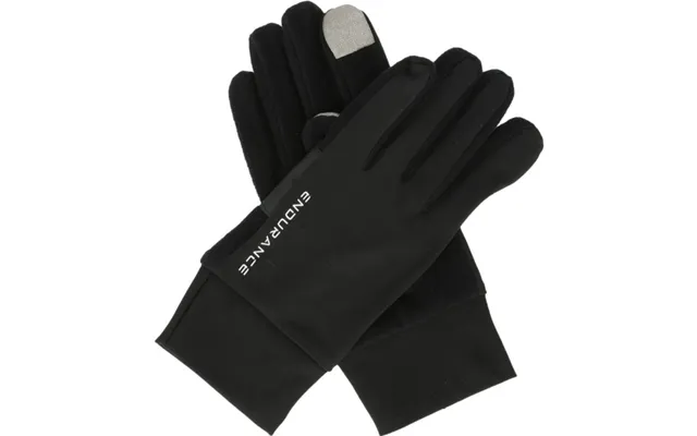 Endurance Thermal Running Gloves Size L - Black, Perfect For Cold Weather And Long-distance Running