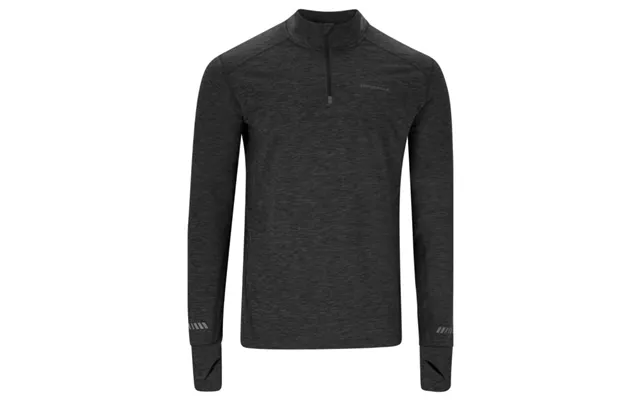 Endurance Tune V2 Melange Midlayer - Black, Perfect For Running & Outdoor Activities, Keeps You Warm & Comfortable