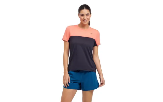 Falke Ru Ss Tee Heat Size L Women's Lightweight Breathable Running T-shirt In Orange For Optimal Performance