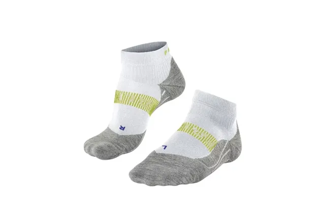 Falke Ru4 Endurance Cool Socks White Grey Size 44-45 Eu For Comfortable Running Training
