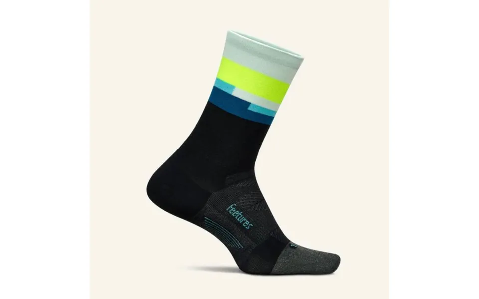 Feetures Elite Ultra Light Mini Crew Socks Black - Ultimate Comfort For Running And Training Eu