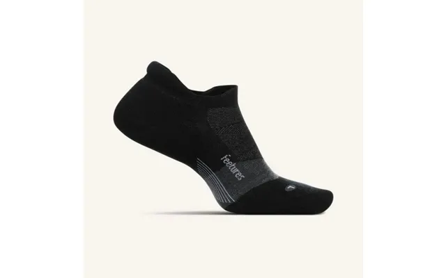 Feetures Elite Ultra Light No Show Socks Black Xl Eu 47-51 For Ultimate Comfort In Running