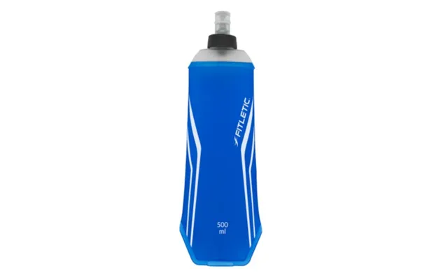 Fitletic Flow 500 Soft Flask 500ml - Ideal For Running And Outdoor Activities, Blue