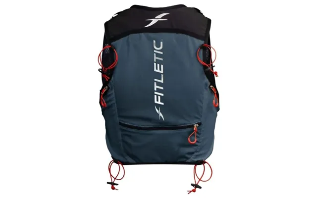 Fitletic Trail 2.5 Hydravest M Grey - Ideal For Trail Running With Hydration Bladder And Comfortable Fit