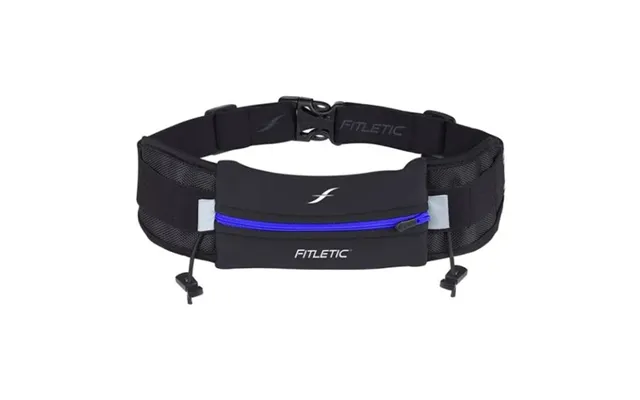 Fitletic Ultimate 1 Black Running Belt For Active Runners Secure & Lightweight Design