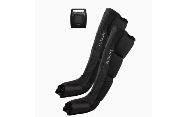 Flowlife Flowpression Pro Massage Boots, Size L - Enhanced Recovery For Runners, Black