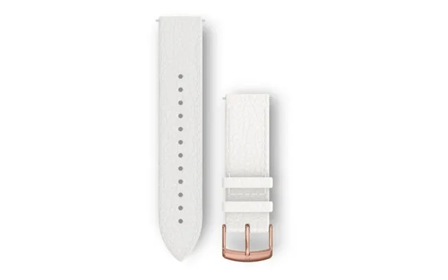 Garmin Quick Release 20 Mm Leather Strap In White - Perfect For Active Lifestyles