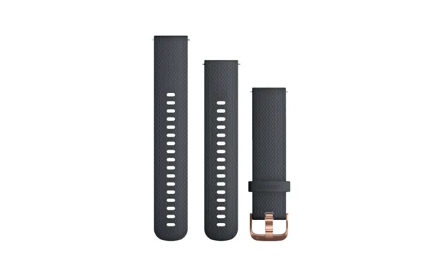 Garmin Quick Release 20 Mm Silicone Strap In Blue Granite Rose Gold For Active Lifestyles