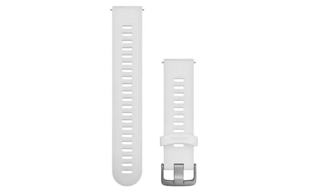 Garmin Quick Release 20 Mm Silicone Strap In White For Active Lifestyle And Running
