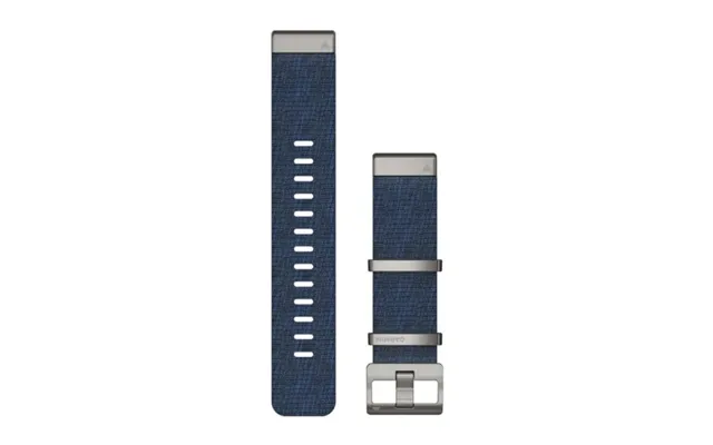Garmin Quickfit 22 Jacquard Nylon Strap In Indigo Blue For Active Lifestyles