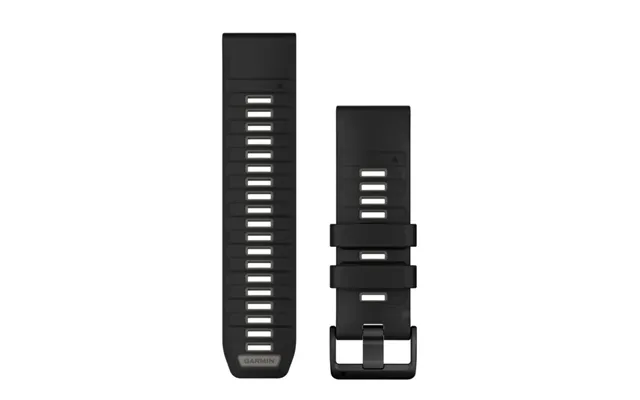 Garmin Quickfit 26 Silicone Strap In Black For Enhanced Running Experience