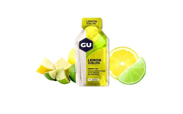 Gu Energy Gel Lemon Sublime - Quick Energy Boost For Runners With Refreshing Taste, Ideal For Endurance Events product image