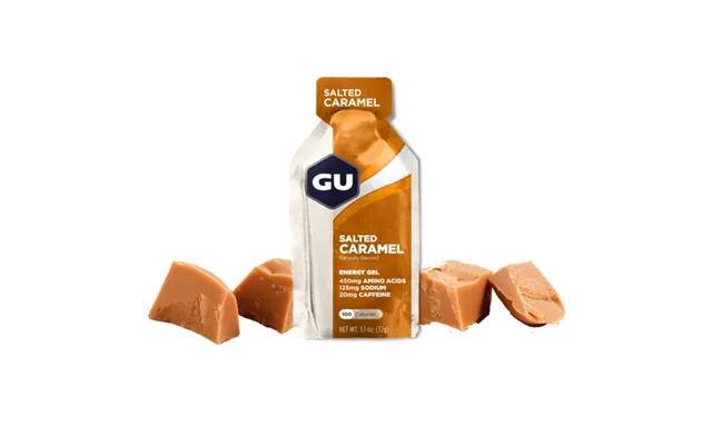 Gu Energy Gel With Caffeine - Salted Caramel For Endurance Athletes