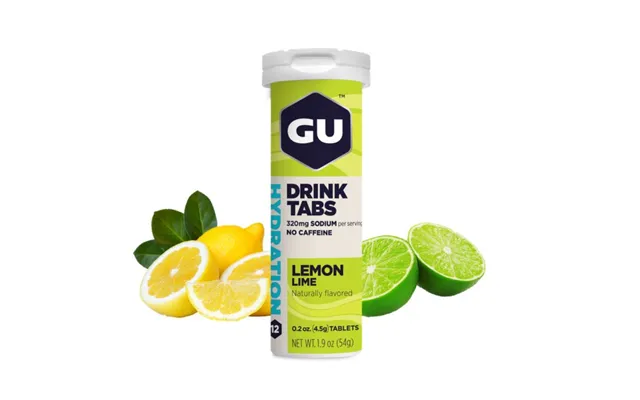 Gu Energy Hydration Drink Tabs Lemon Lime - Electrolytes For Optimal Performance During Training And Competitions