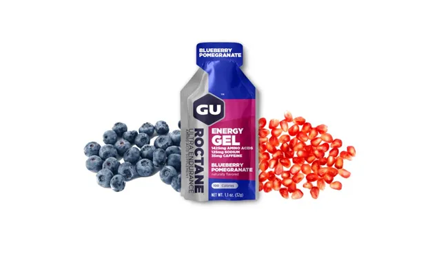 Gu Energy Roctane Gel Caffeine Blueberry Pomegranda Onesize Unisex