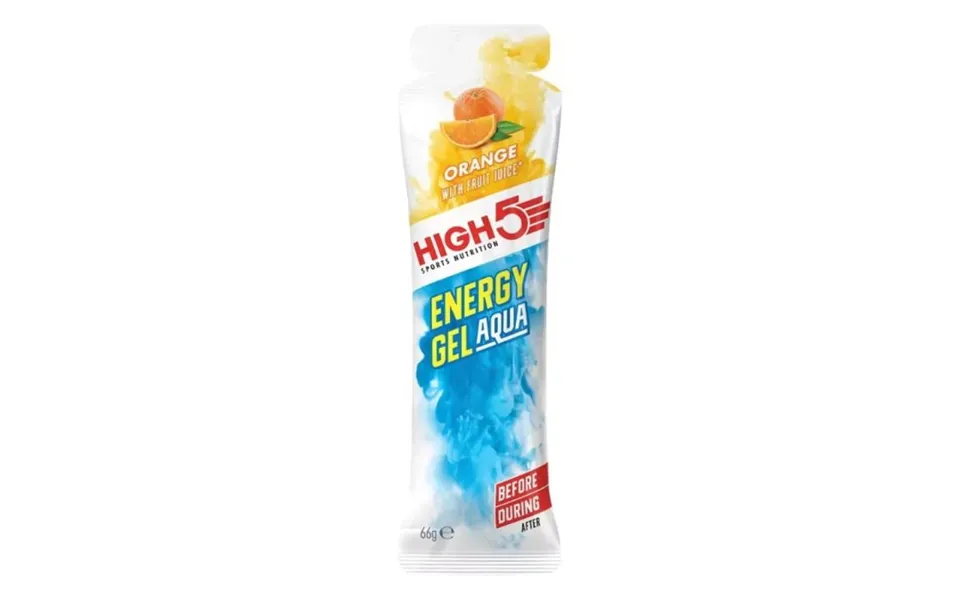 High5 Energy Aqua Gel Orange 66g Fast-absorbing Running Gel For Instant Energy Boost During Races And Training