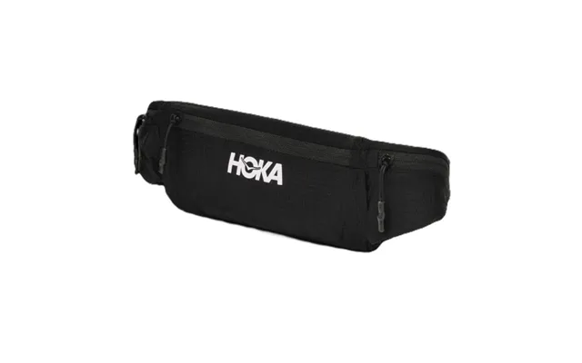 Hoka Black Running Belt - Ideal For Storage During Training And Competitions