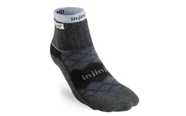 Injinji Liner Runner Mini Crew Socks Black L Xl For Men - Ultimate Comfort And Moisture Management For Running