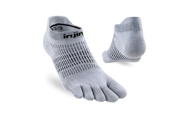 Injinji Run Light Weight No-show 40 -44 M L Gray Women