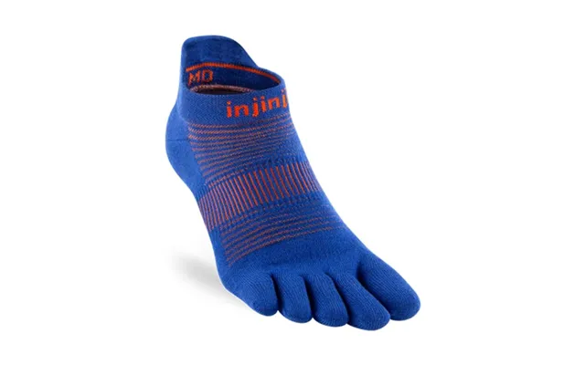 Injinji Run Lightweight No-show Socks M 40.5-44 Blue For Optimal Comfort In Running And Training