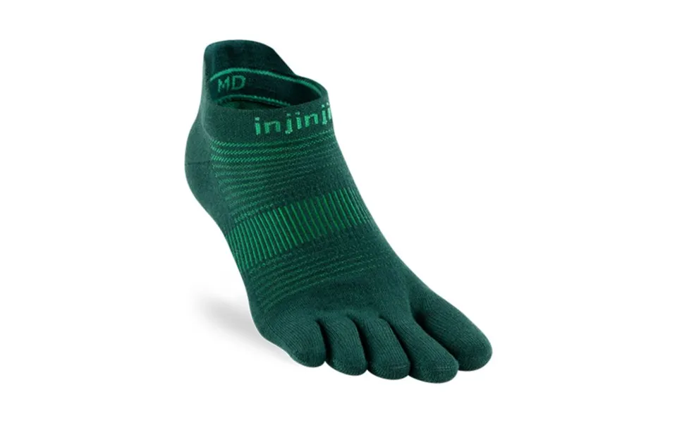 Injinji Run Lightweight No-show Socks Xl 47 Jade - Ultimate Comfort For Running And Training