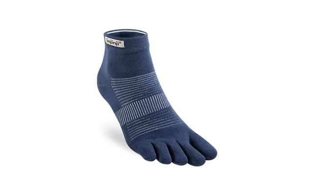 Injinji Run Original Weight Mini Crew Socks Blue M 40.5-44 For Running And Active Lifestyle