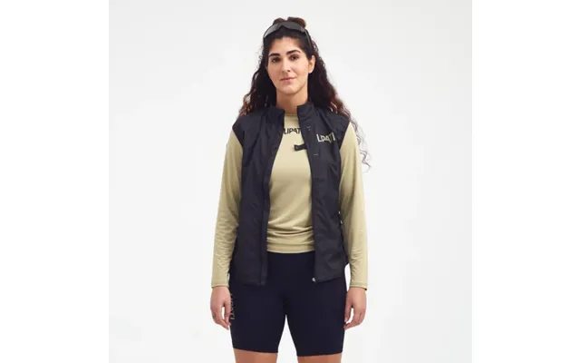 Lipati Drizzle Vest Black - Lightweight, Water-repellent Running Vest For All Weather Conditions