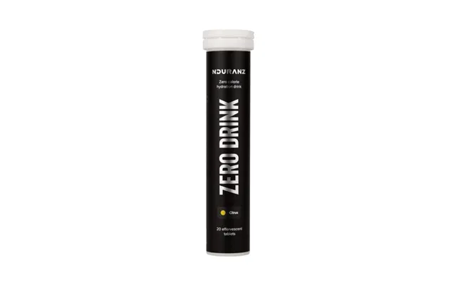 Nduranz Citrus Electrolyte Drink Tabs - Hydration Boost For Runners, 20 Pcs