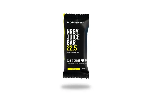 Nduranz Half Nrgy Citrus Energy Bars - Boost Your Running Performance 10x28g