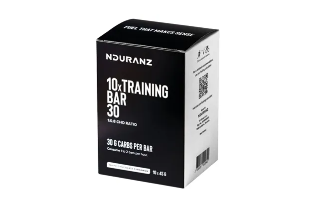Nduranz Training Bar - White Chocolate Cinnamon Energy Bars For Endurance Athletes
