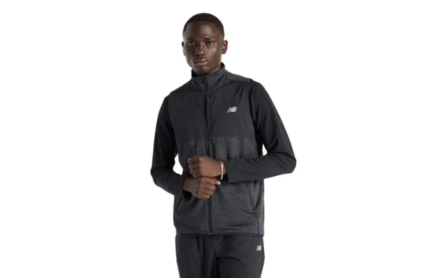 New Balance Heat Grid Vest For Men - Black, Perfect For Running And Outdoor Activities