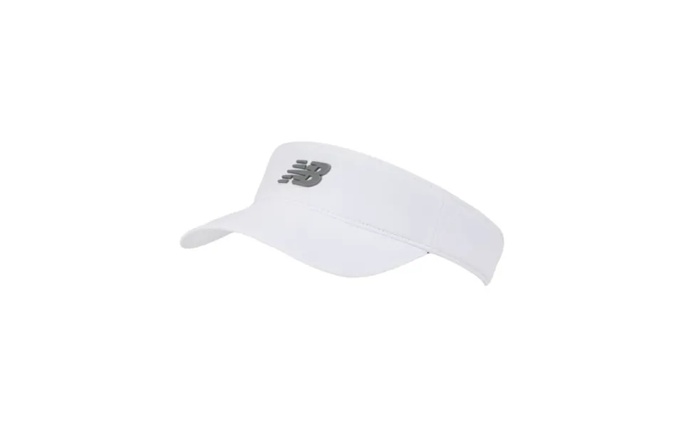 New Balance Performance Visor 2.0 - White Running Cap For Enhanced Comfort And Sun Protection On Your Runs
