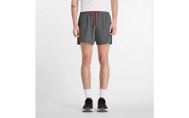 New Balance Rc Ultra Light 5 Split Shorts For Men - Lightweight Running Shorts In Grey, Perfect For Performance And Comf