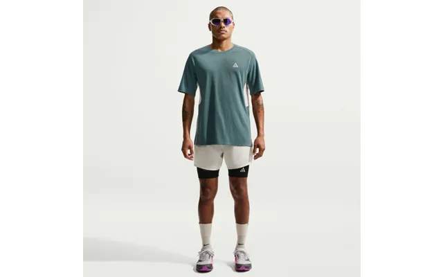 Nike Acg Dri-fit Adv Solar Chase Ss Tee M Green Men