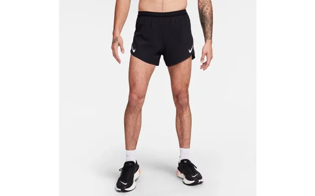 Nike Dri-fit Advanced Aeroswift 4 Inch Running Shorts For Men - Black Summit White