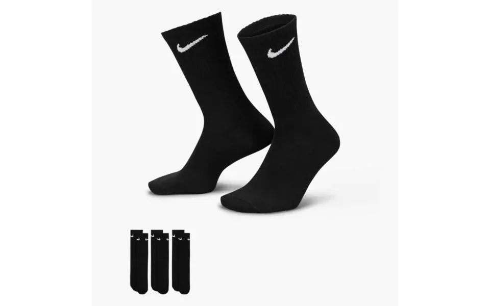 Nike Everyday Lightweight Crew Socks 3-pack - Comfortable Socks For Daily Activities And Running Enthusiasts