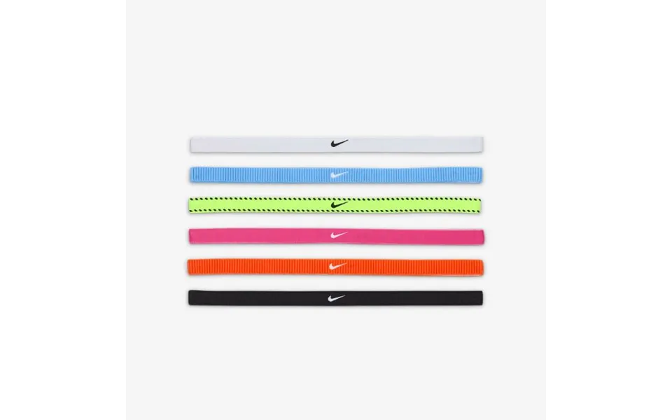 Nike Flex Classic Headband 6 Pk One Size Orange Women