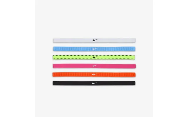 Nike Flex Classic Headband 6 Pk One Size Orange Women