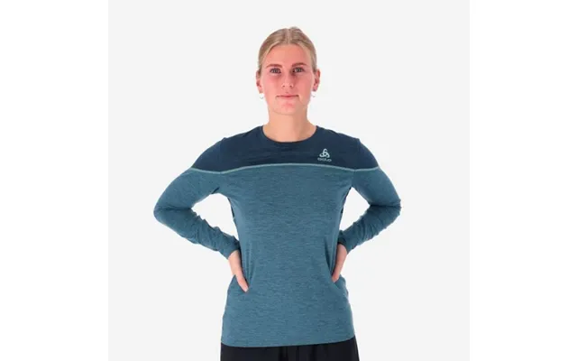 Odlo Men’s Long Sleeve Running Top Crew Neck - Breathable And Comfortable
