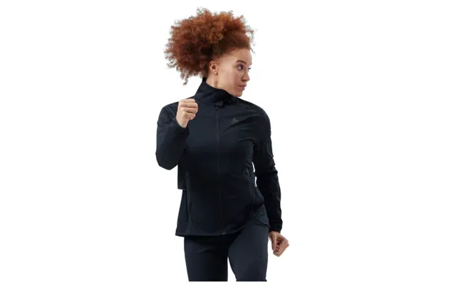 Odlo Women's Zeroweight Pro Warm Jacket - Lightweight Running Layer In Black