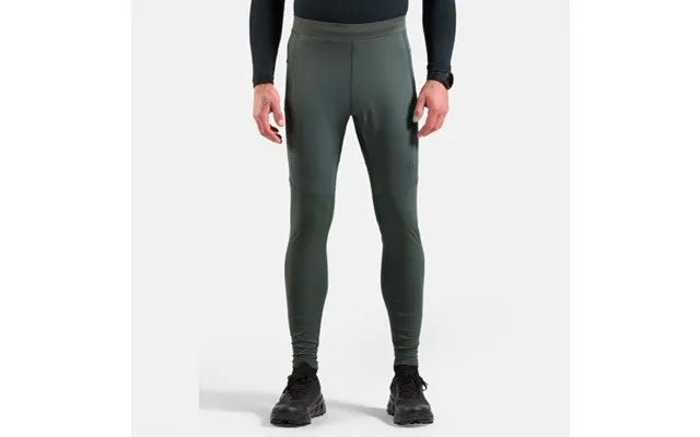 Odlo Zeroweight Warm Reflective Tights S Green Men