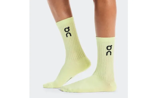 On Logo Sock High 3p S 39-42 Yellow Women