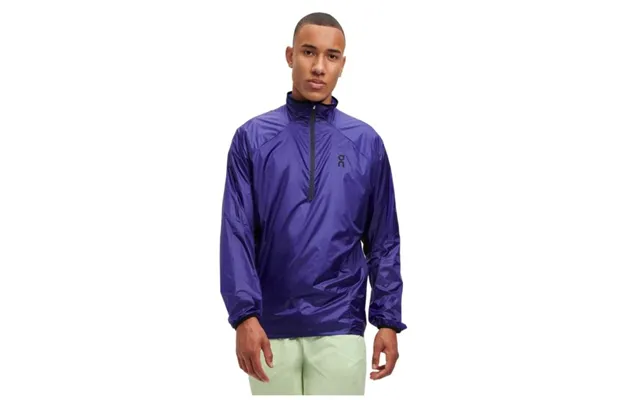 On Zero Jacket Men’s Purple Lightweight Breathable Running Windbreaker For Cold Weather