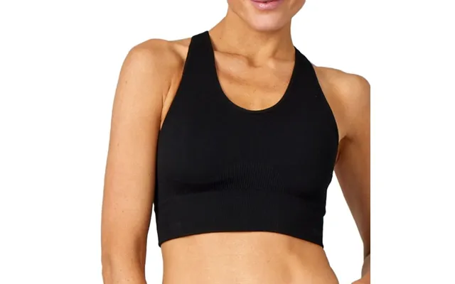 Purelime Seamless Rib Sports Bra - Ultimate Support For Yoga & Strength Training, Ideal For Active Women