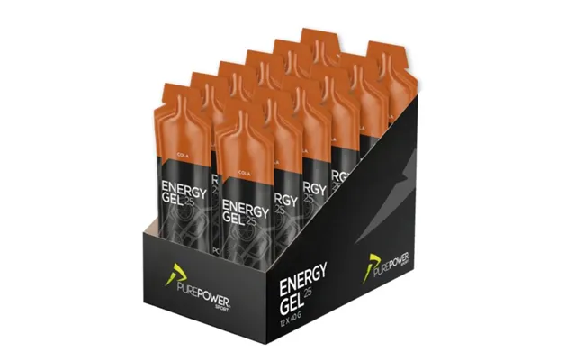 Purepower Energy Gel Caffeine Orange 12x40 G. One Size White Unisex