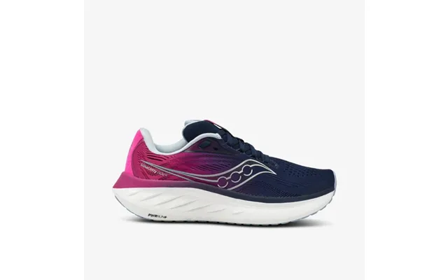 Saucony Ride 18 Women's Running Shoes - Navy Fuchsia For Comfort And Performance product image