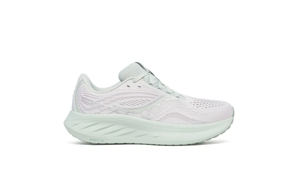 Saucony Ride 18 Women's Running Shoes Size 41 Eu - Lightweight And Comfortable For All Your Runs In Fog Mist Colour