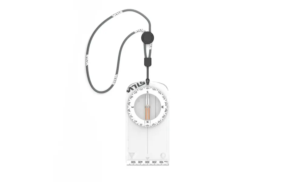 Silva Spike Jet Classic Compass In White - Perfect For Orienteering And Outdoor Adventures