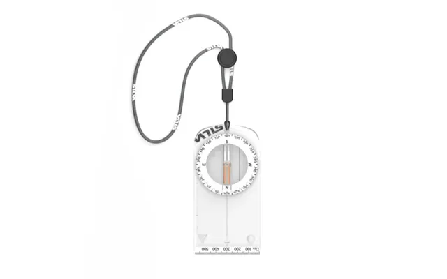 Silva Spike Jet Classic Compass In White - Perfect For Orienteering And Outdoor Adventures